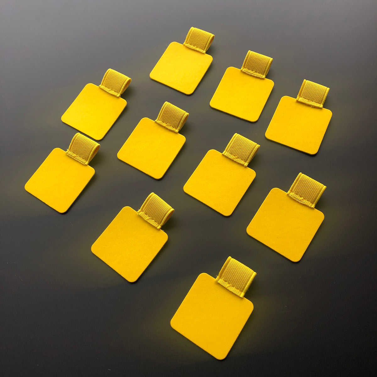 Self-Adhesive PU Leather Pen Clip Pencil Elastic Loop Holder For Notebooks Journals Planners