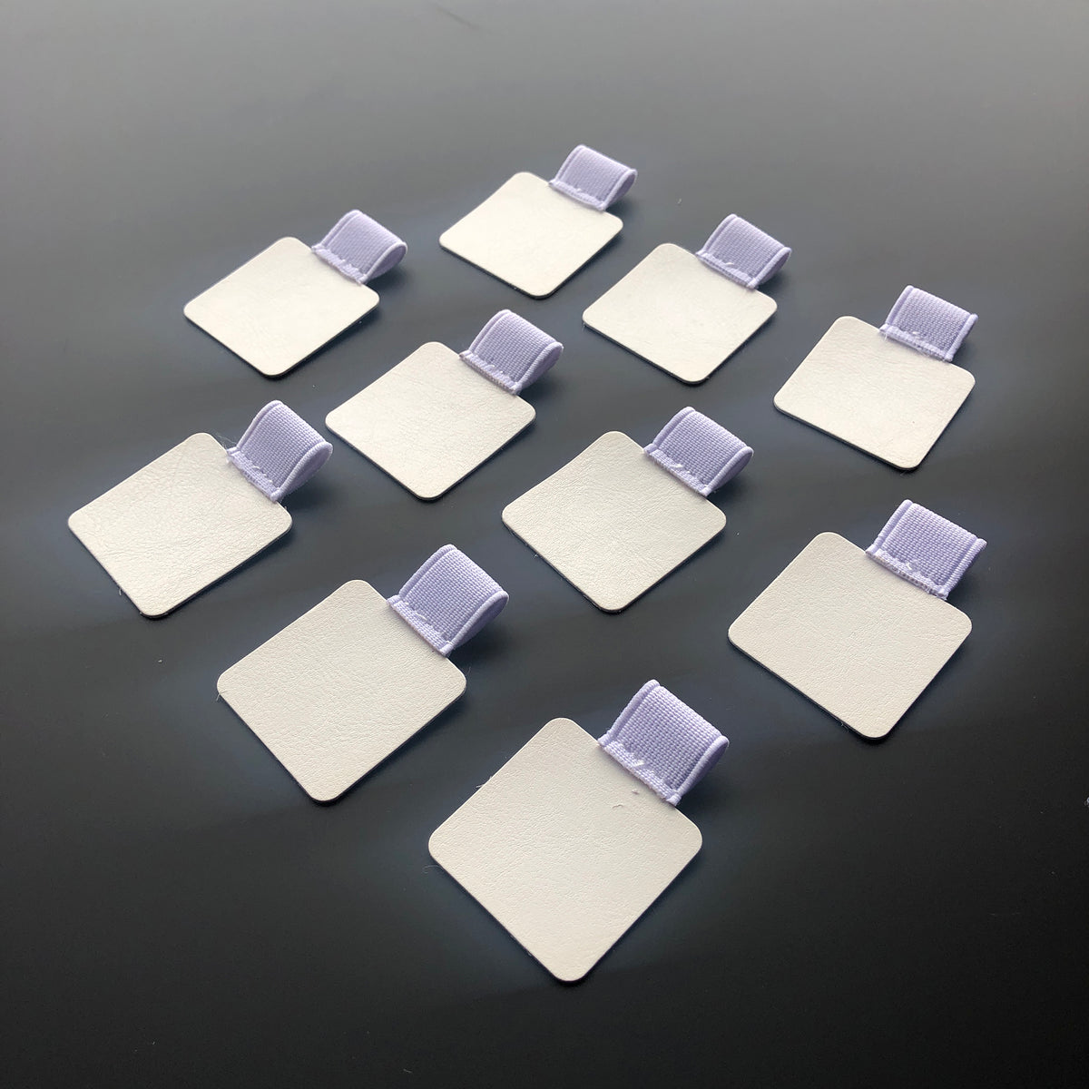 Self-Adhesive PU Leather Pen Clip Pencil Elastic Loop Holder For Notebooks Journals Planners