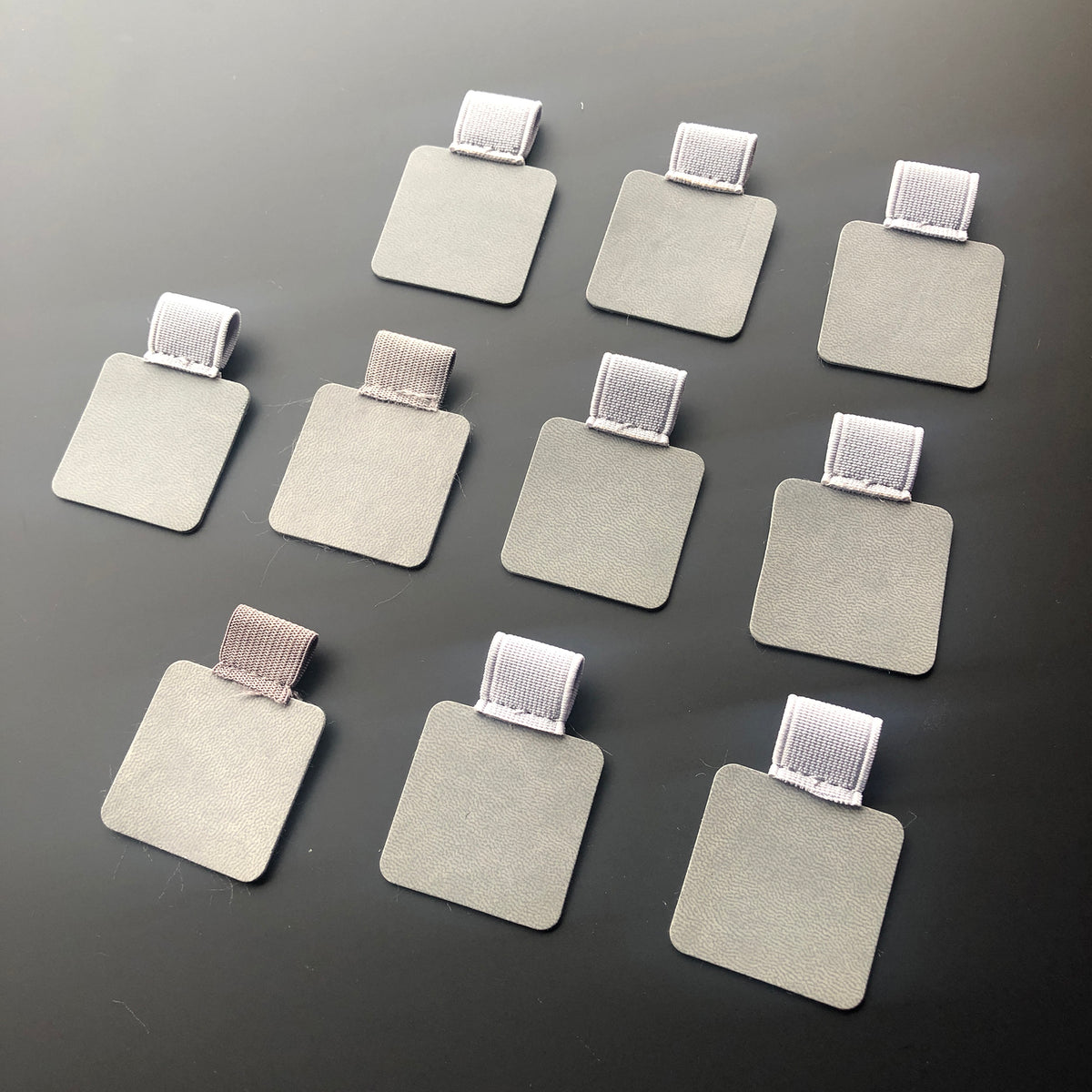 Self-Adhesive PU Leather Pen Clip Pencil Elastic Loop Holder For Notebooks Journals Planners