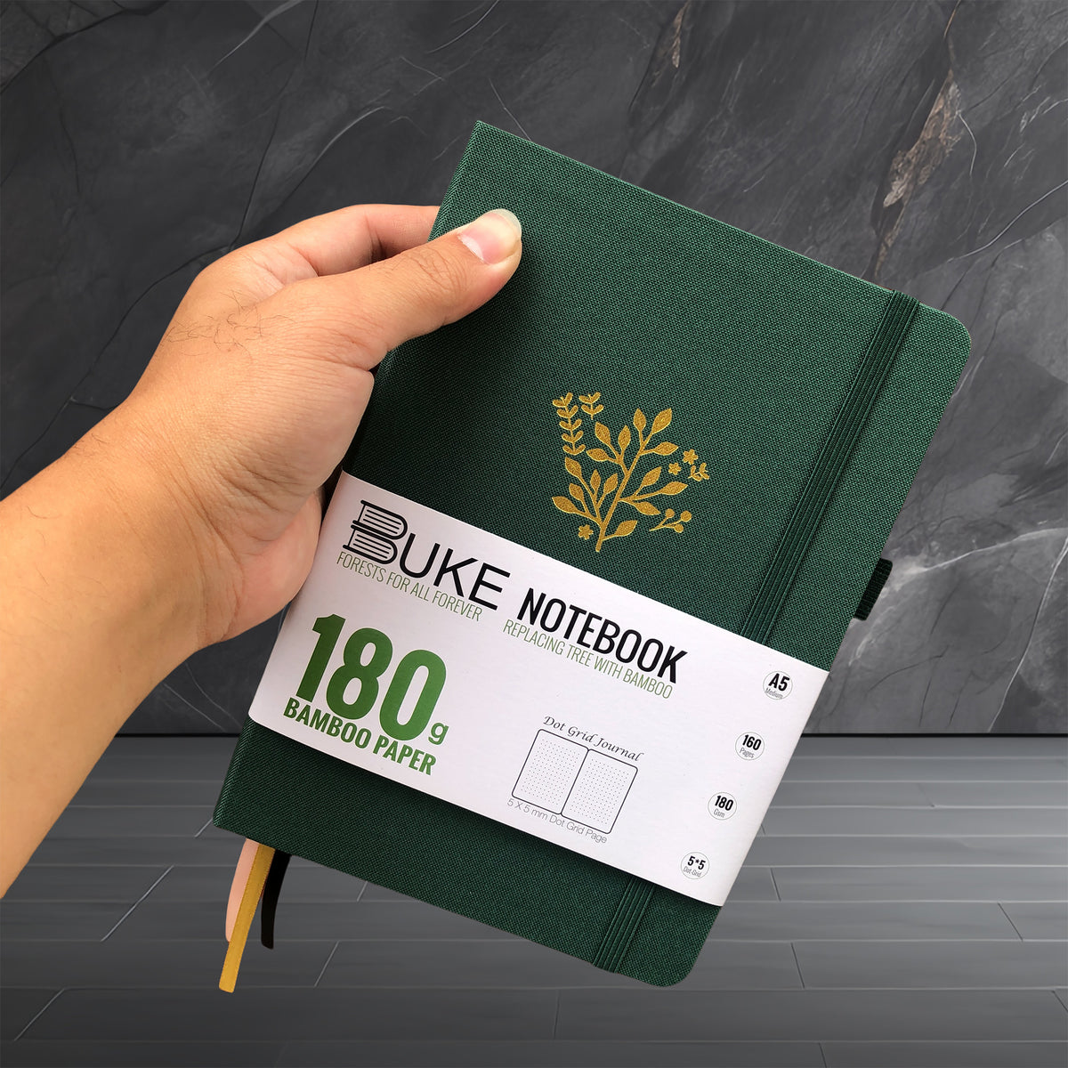 2025 Bullet Journal 180Gsm Bamboo Paper Dot Grid Notebook