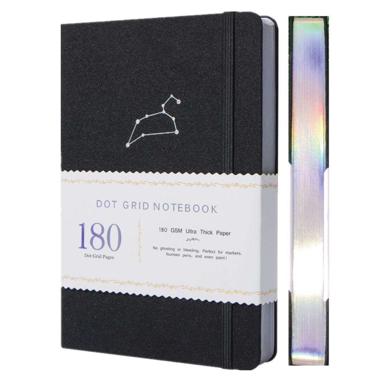 A5 Zodiac Leo Bullet Journal Dot Grid Notebook - bukenotebook
