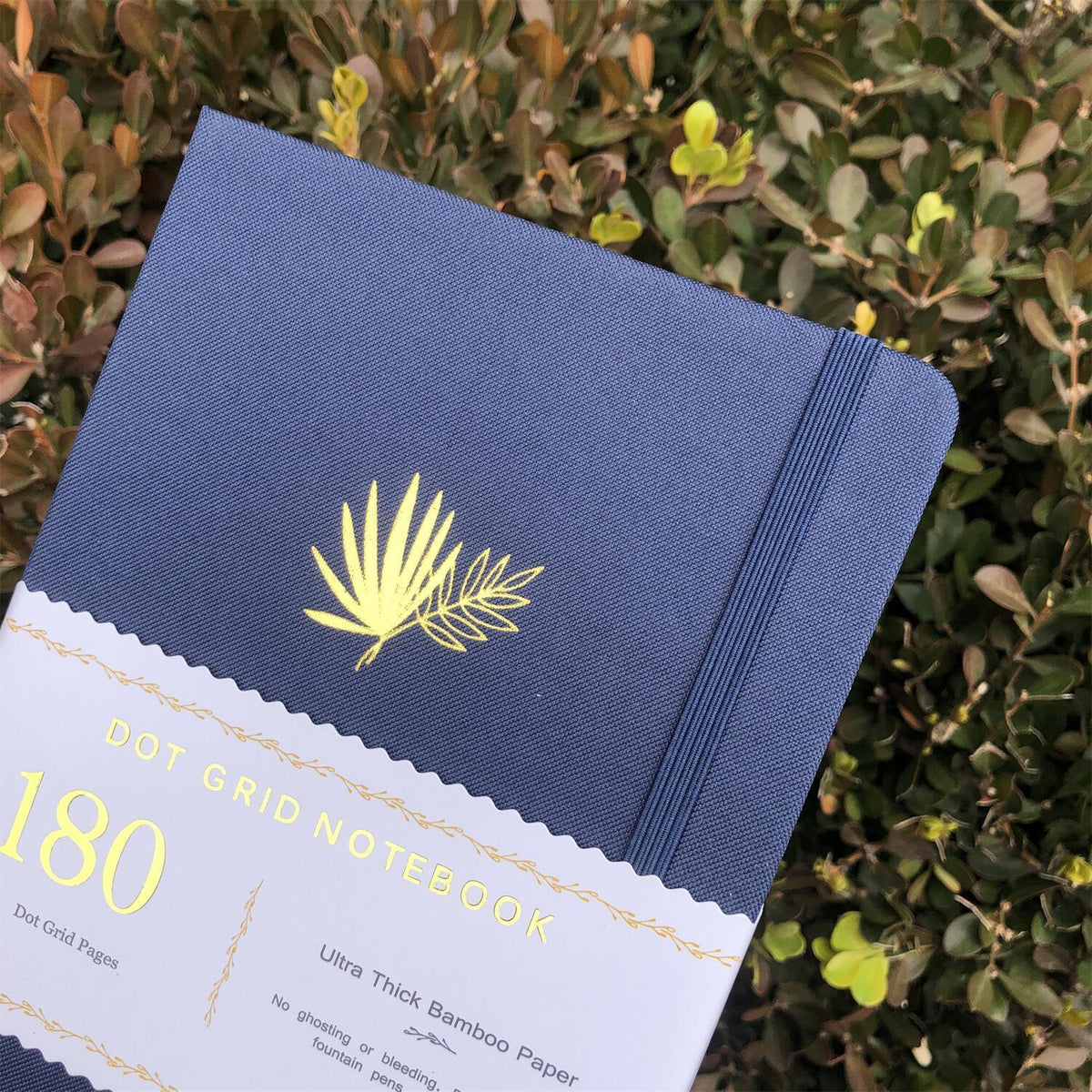 180GSM Bamboo Paper Bullet Dotted Notebook Dot Grid Journal - bukenotebook