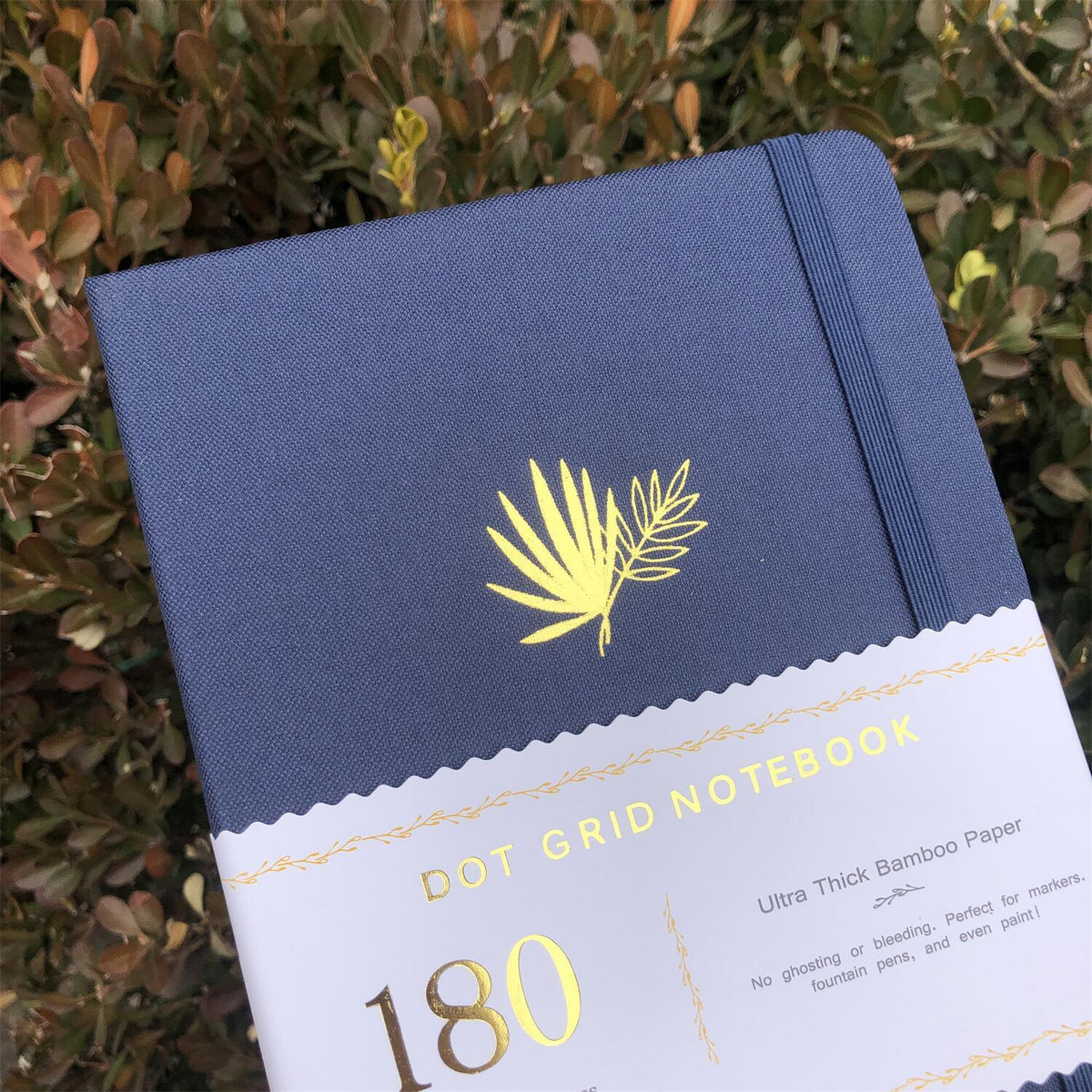 180GSM Bamboo Paper Bullet Dotted Notebook Dot Grid Journal - bukenotebook