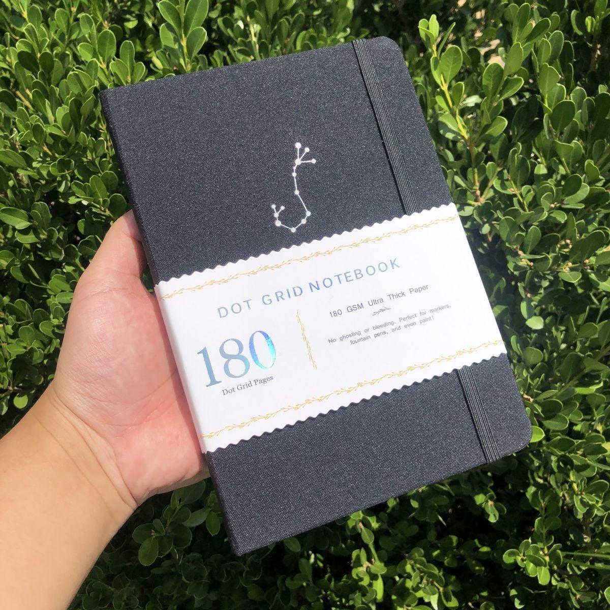 A5 Zodiac Scorpio Bullet Journal Dot Grid Notebook - bukenotebook