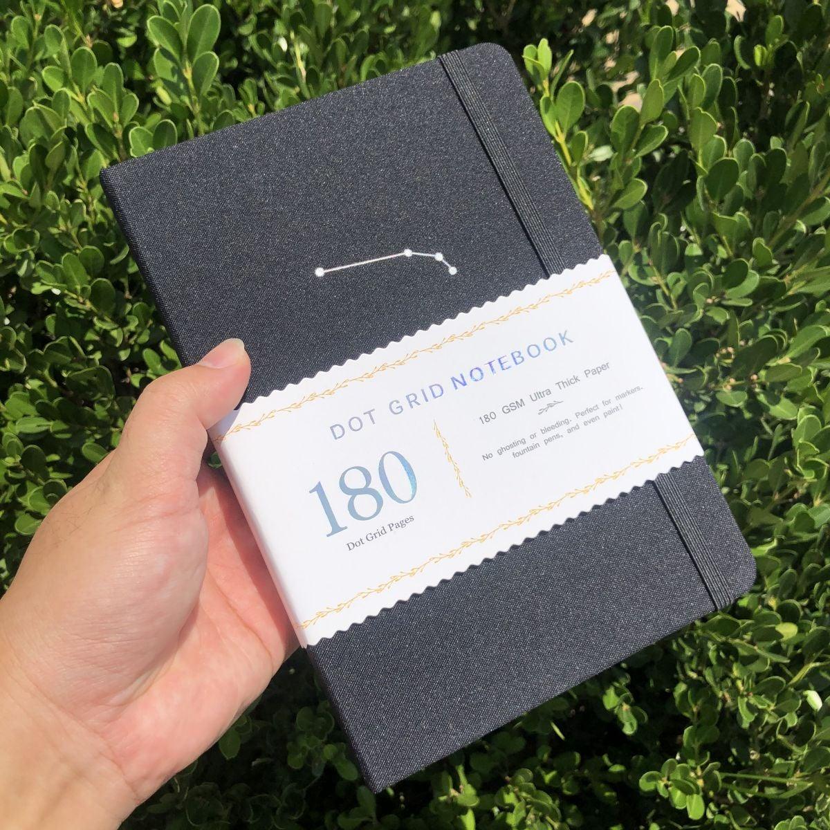 A5 Zodiac Aries Bullet Journal Dot Grid Notebook - bukenotebook