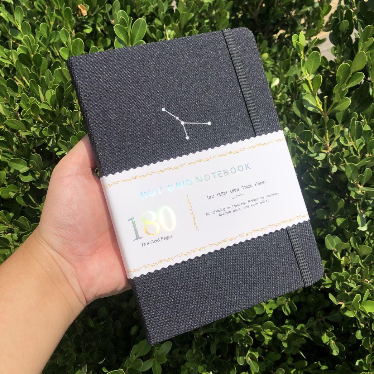 A5 Zodiac Cancer Bullet Journal Dot Grid Notebook - bukenotebook