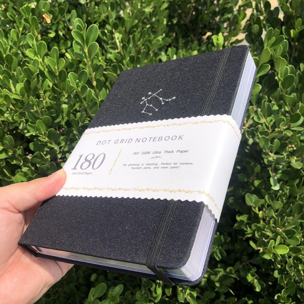 A5 Zodiac Gemini Bullet Journal Dot Grid Notebook - bukenotebook