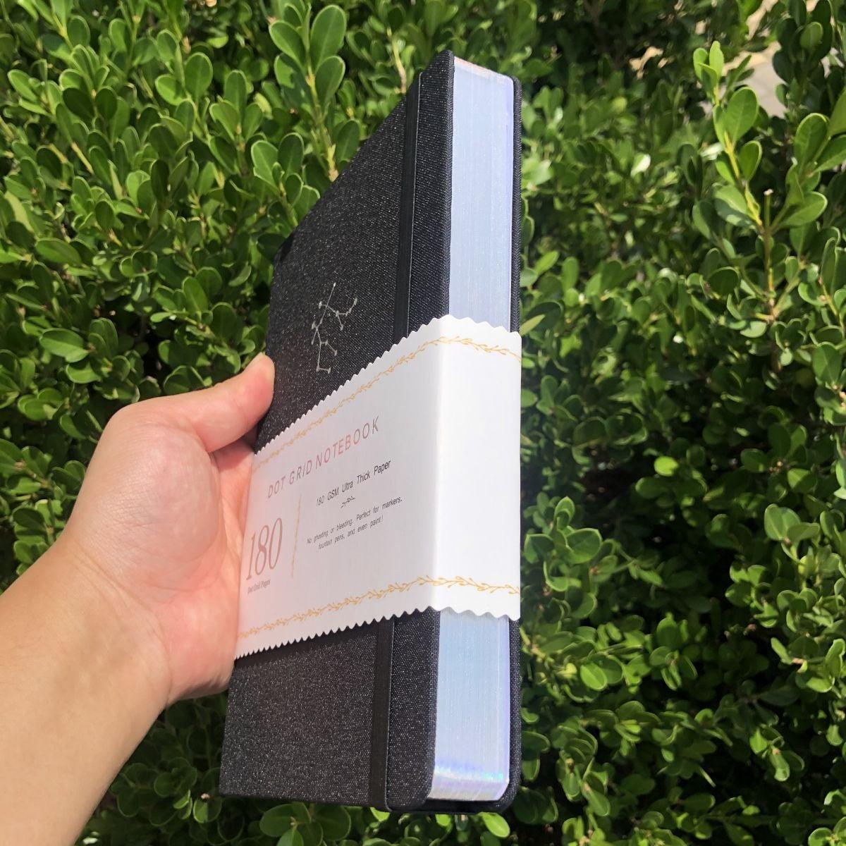 A5 Zodiac Gemini Bullet Journal Dot Grid Notebook - bukenotebook