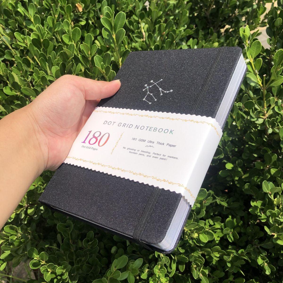 A5 Zodiac Gemini Bullet Journal Dot Grid Notebook - bukenotebook