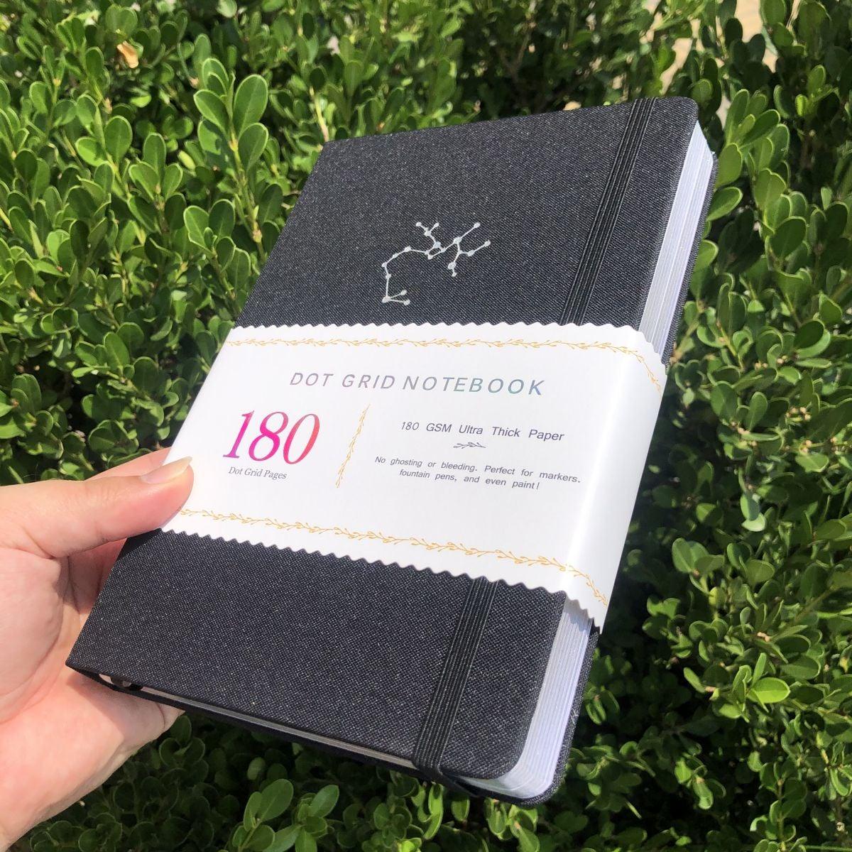 A5 Zodiac Sagittarius Bullet Journal Dot Grid Notebook - bukenotebook