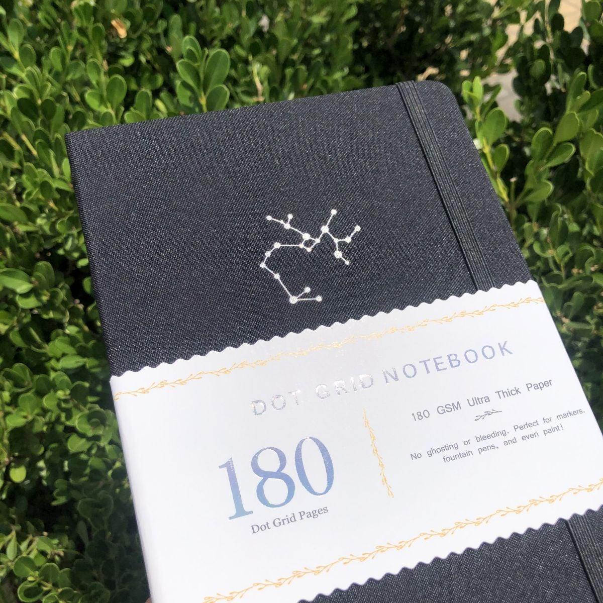 A5 Zodiac Sagittarius Bullet Journal Dot Grid Notebook - bukenotebook