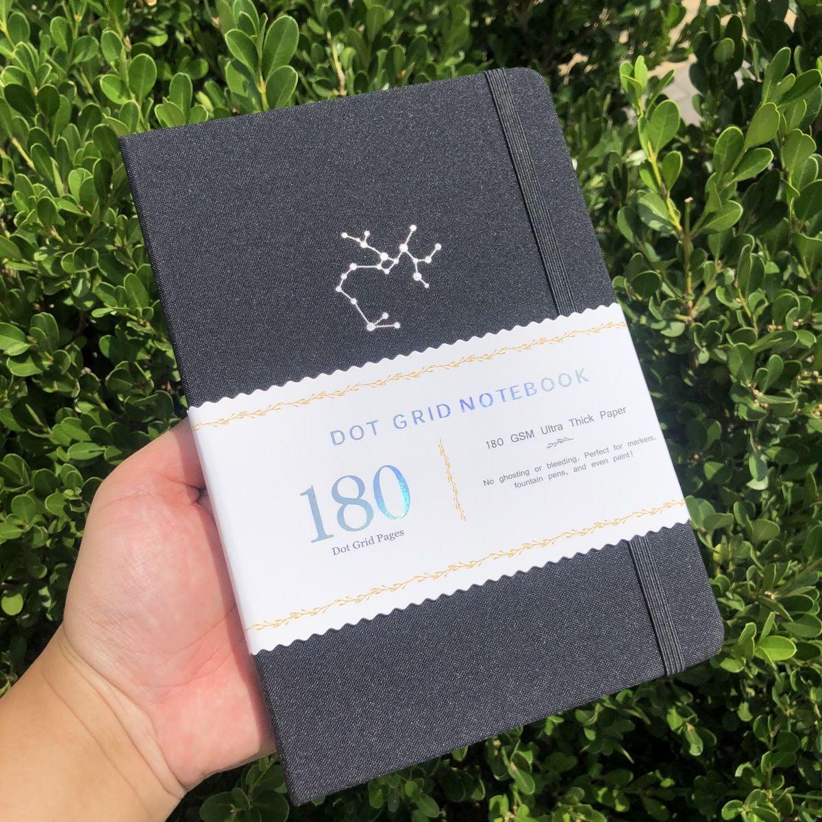 A5 Zodiac Sagittarius Bullet Journal Dot Grid Notebook - bukenotebook
