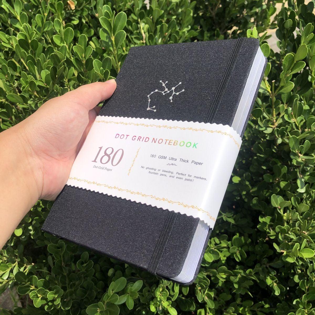 A5 Zodiac Sagittarius Bullet Journal Dot Grid Notebook - bukenotebook