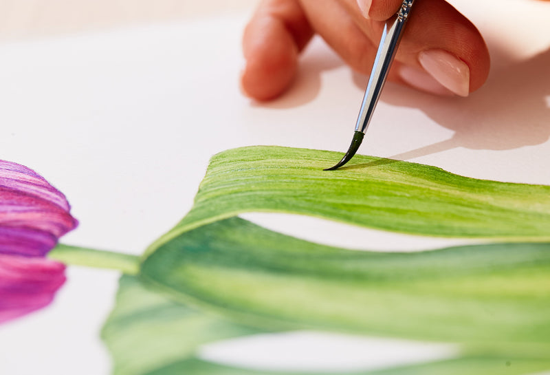 BUKE Using Bamboo Paper for Watercolor Painting