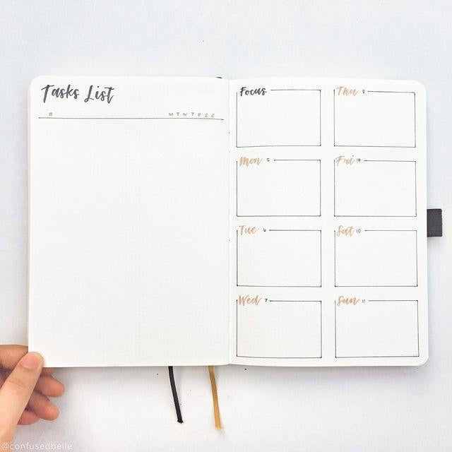 Top Bullet Journal Spreads For School, University or College