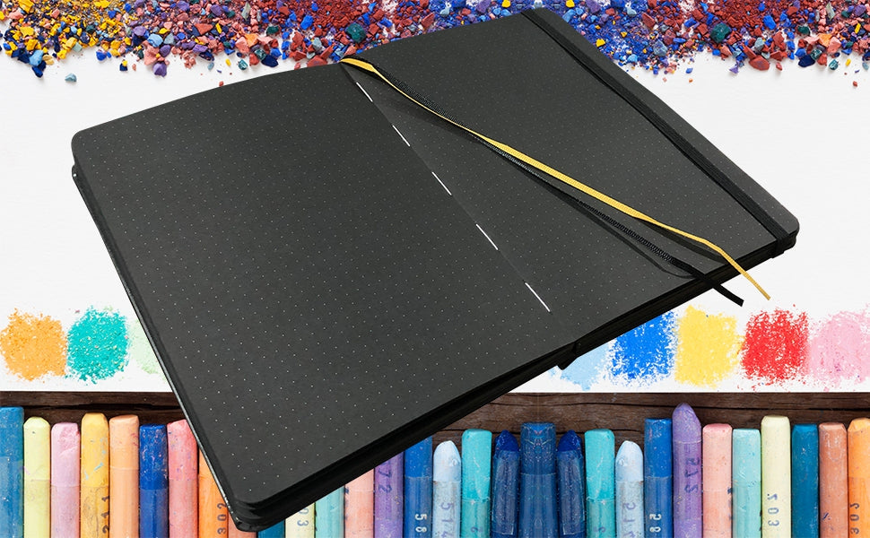 BUKE 150g black paper bullet journal