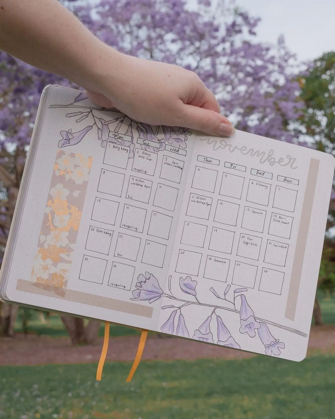 Bookmarks are a useful bullet journal tool that can help you quickly