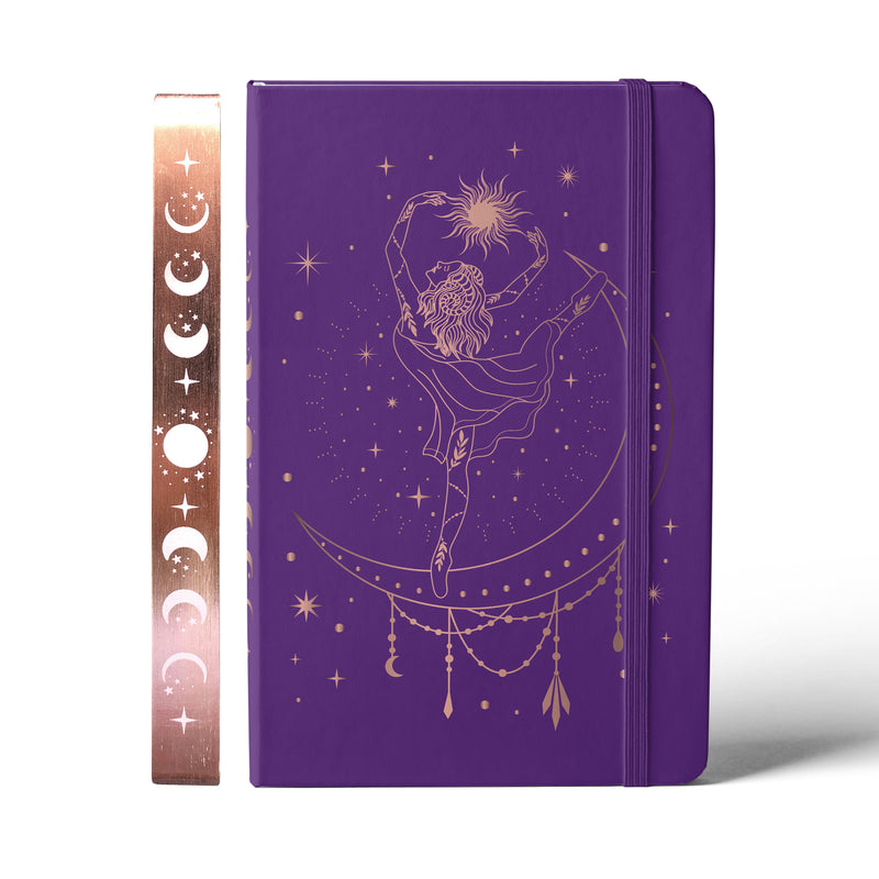 180GSM Bambuspapier A5 Bullet Dotted Journal Punktraster Notizbuch ROSÉGOLD Kanten und Gravur MONDE BUJO Liebhaber-zoom-