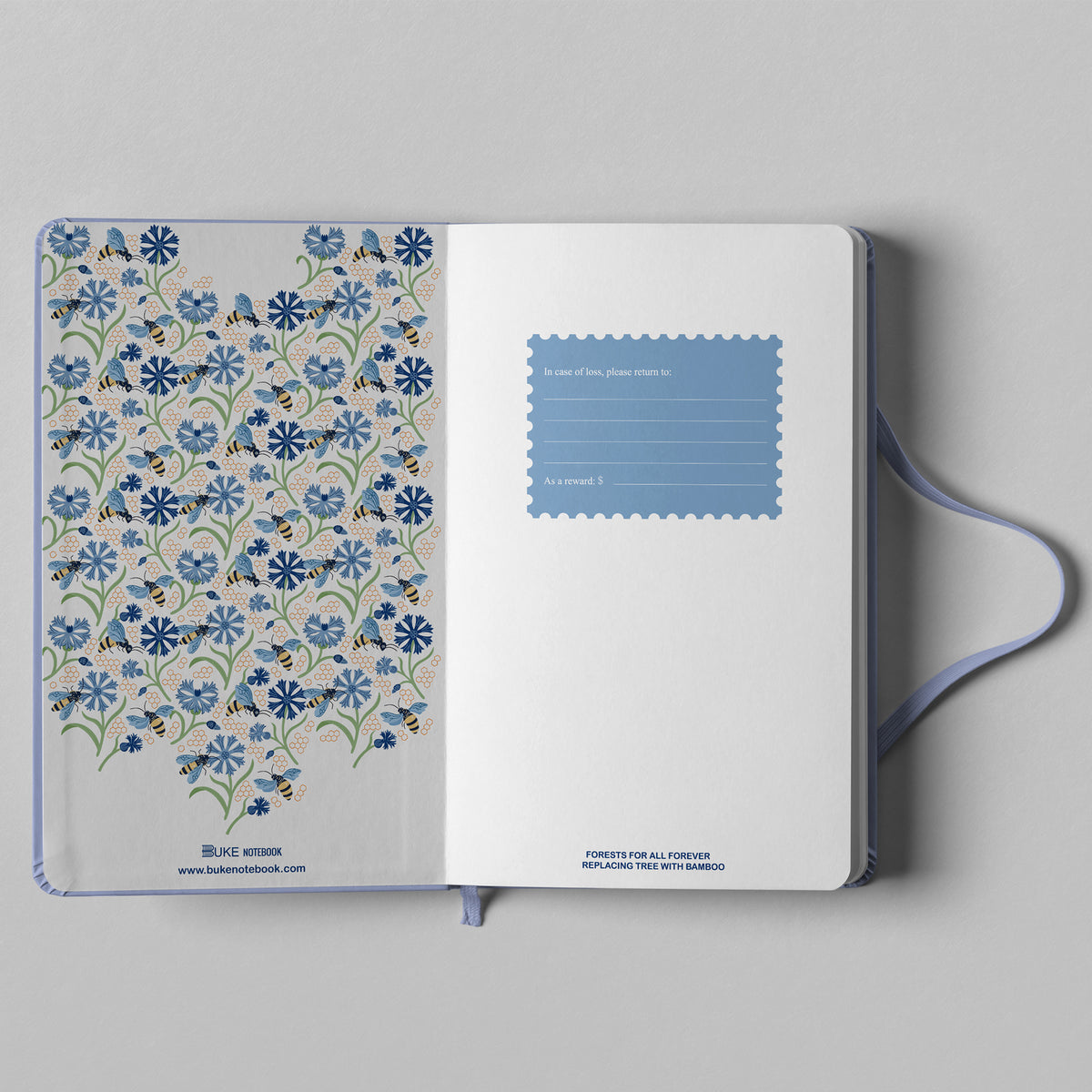Journal à pois en papier de bambou 160 g/m², taille MOLESKINE de voyage
