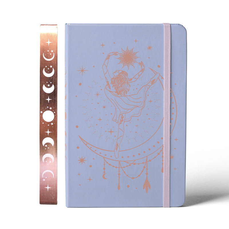180GSM Bambuspapier A5 Bullet Dotted Journal Punktraster Notizbuch ROSÉGOLD Kanten und Gravur MONDE BUJO Liebhaber-zoom-