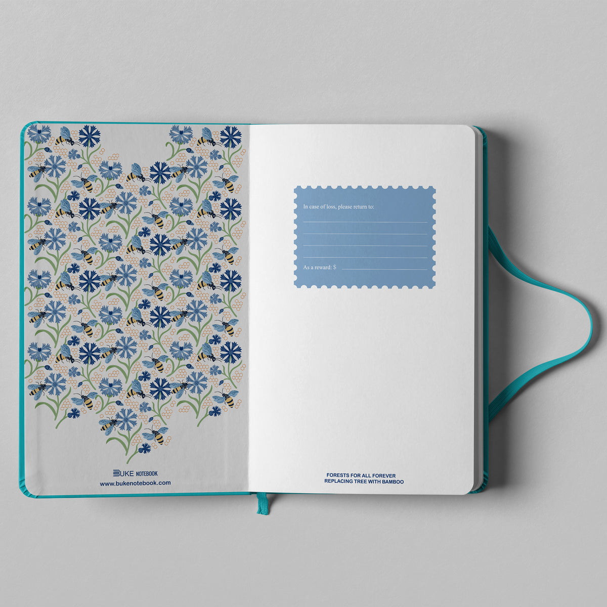 Journal à pois en papier de bambou 160 g/m², taille MOLESKINE de voyage