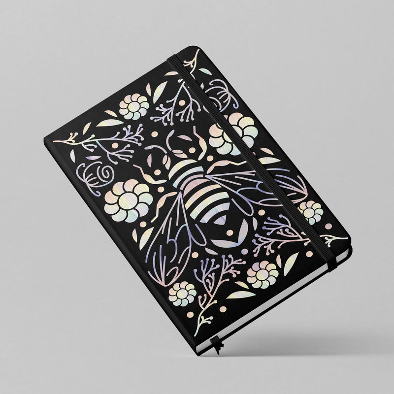 BUKE Bee Holographic Dot Grid Notebook 160gsm Bamboo Paper-zoom-