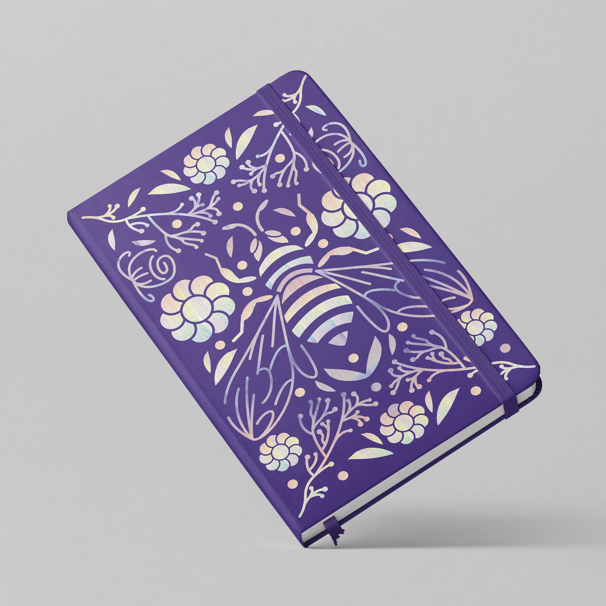 Journal à pois en papier de bambou 160 g/m², taille MOLESKINE de voyage