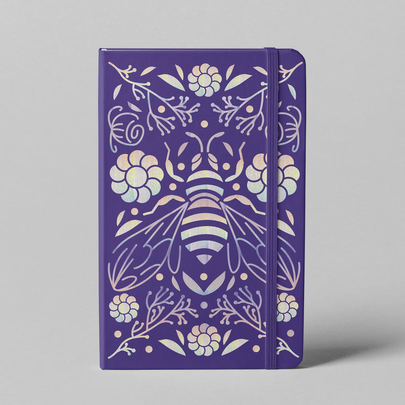 BUKE Bee Holographic Dot Grid Notebook 160gsm Bamboo Paper-zoom-
