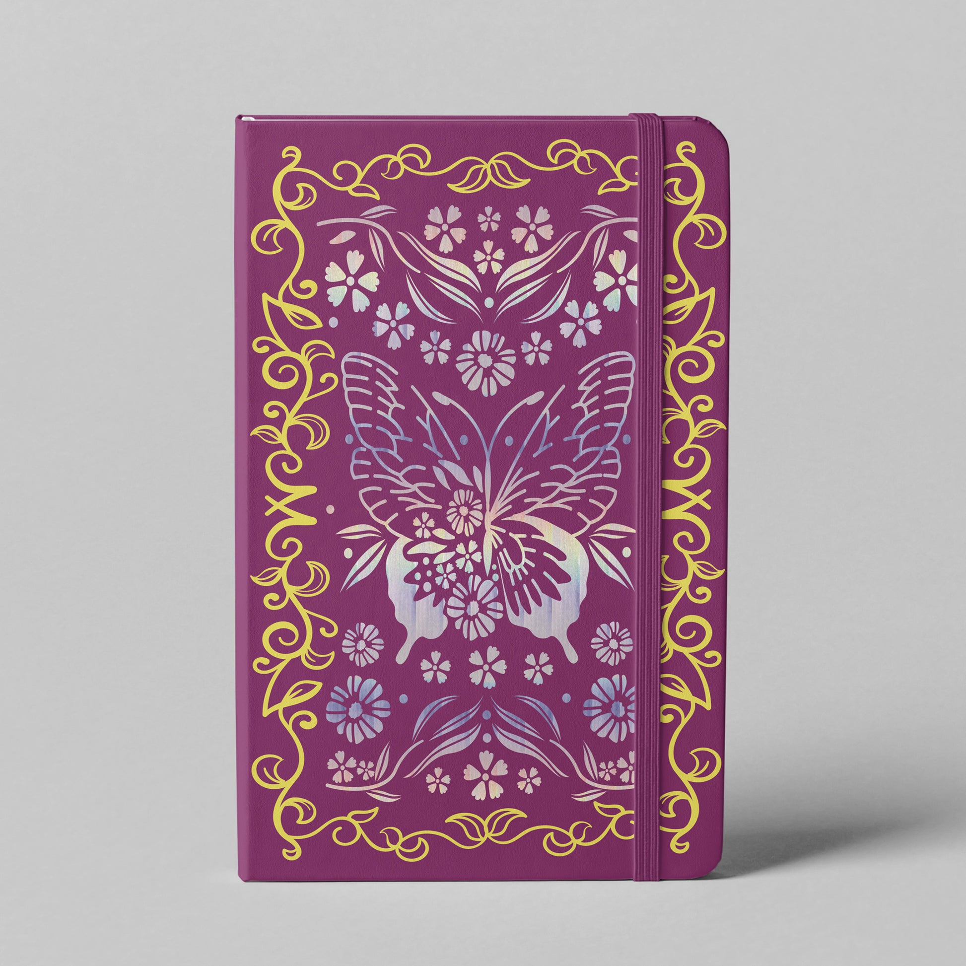 BUKE Butterfly Holographic Dot Grid Notebook 160gsm Bamboo Paper-6