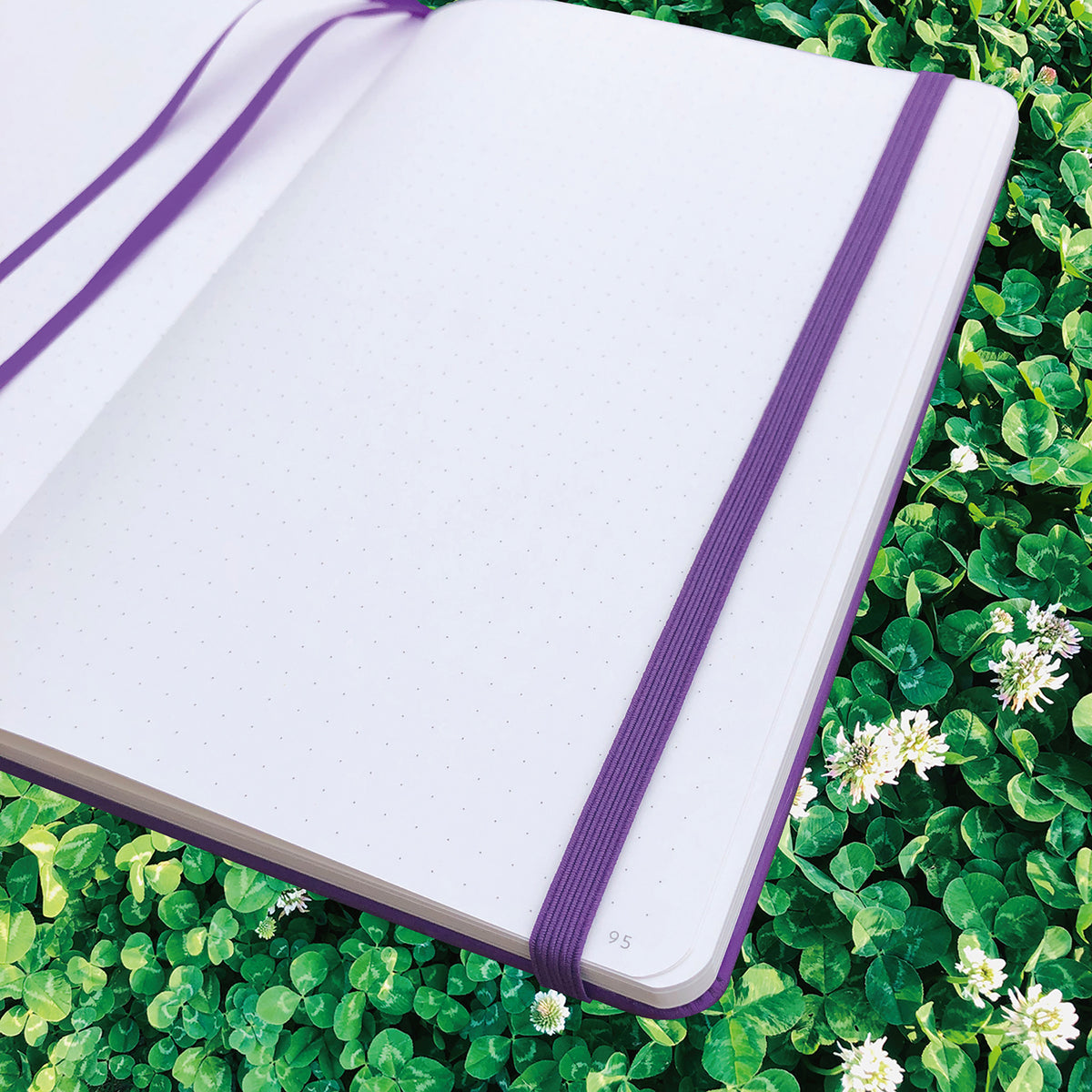 Journal à pois en papier de bambou 160 g/m², taille MOLESKINE de voyage