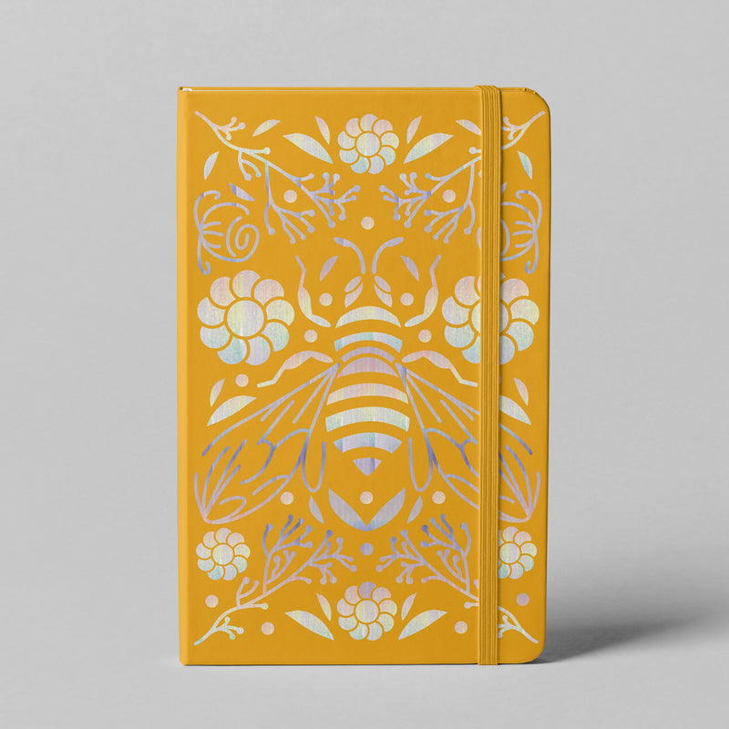 BUKE Bee Holographic Dot Grid Notebook 160gsm Bamboo Paper-zoom-
