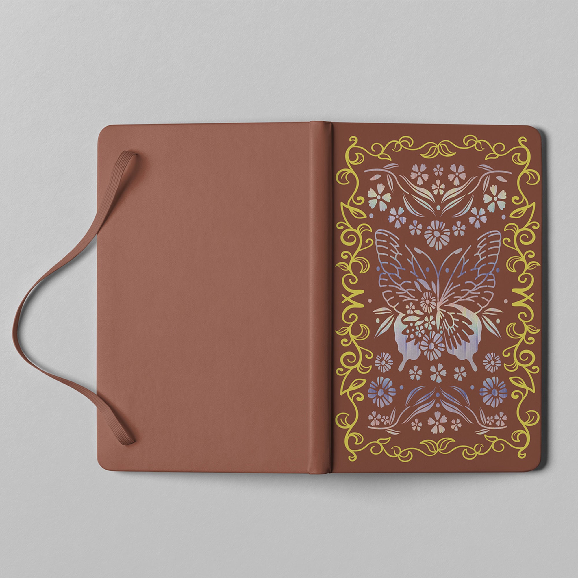 BUKE Butterfly Holographic Dot Grid Notebook 160gsm Bamboo Paper-zoom-11