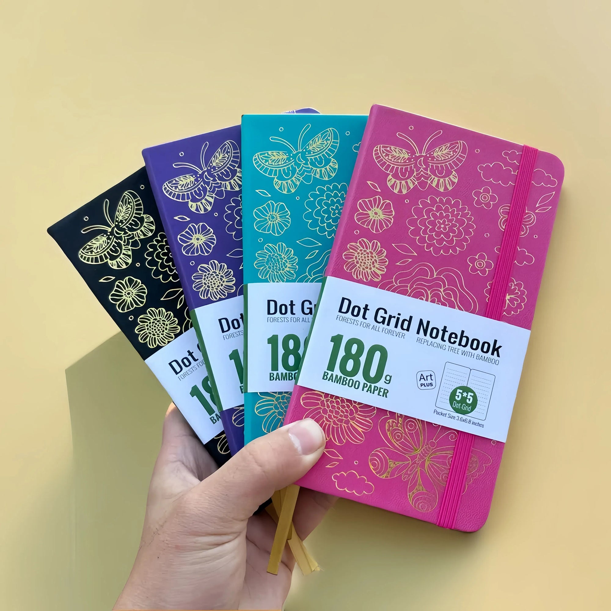 BUKE B6 pocket notebook collection in multiple colors