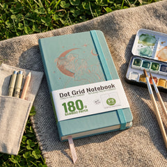 Blue B6 pocket notebook for journaling notes and planning