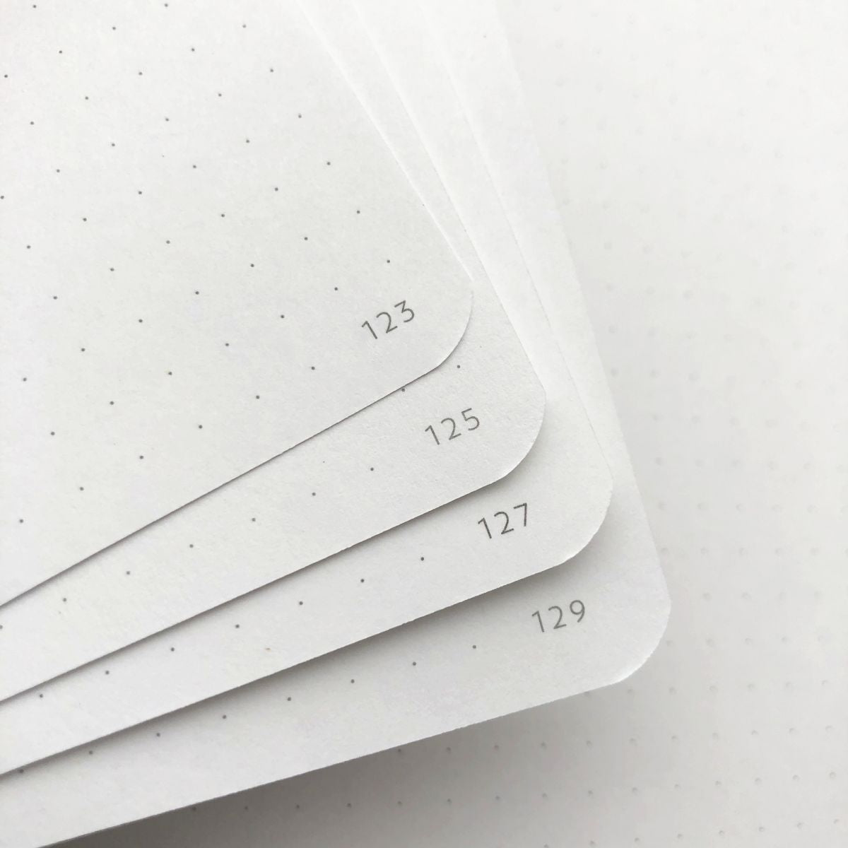 Journal à pois en papier de bambou 160 g/m², taille MOLESKINE de voyage-zoom-6
