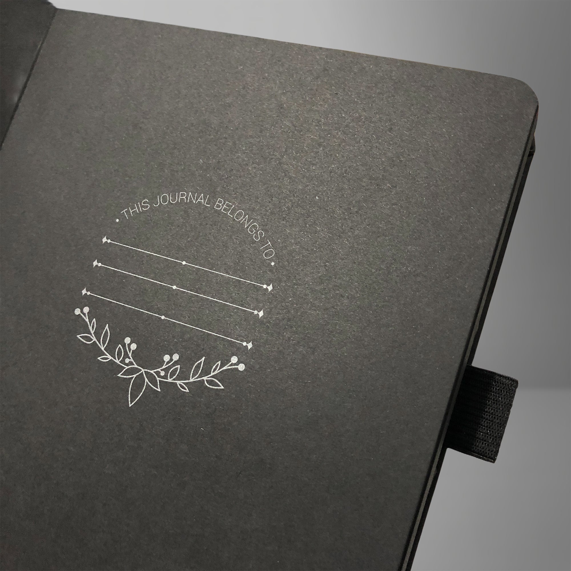 Journal à pois en papier noir de 150g, carnet de notes à grille de points de 160 Pages 5x5mm, couverture rigide en cuir PU végétalien de taille A5 avec interdiction élastique-zoom-7