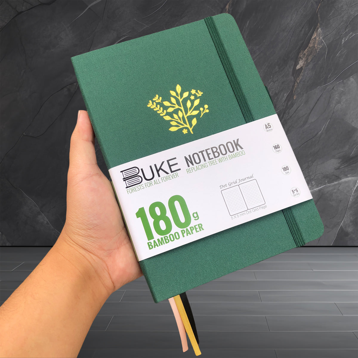 2025 Bullet Journal 180Gsm Bamboo Paper Dot Grid Notebook