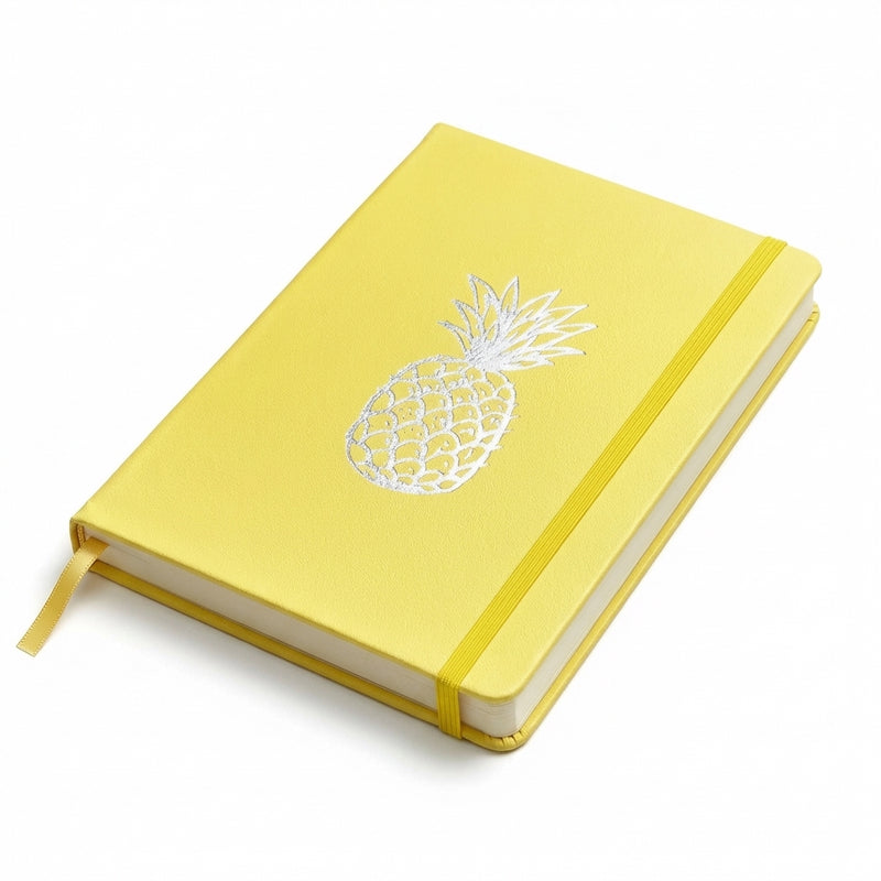 Pineapple Dot Grid Notebook (A5, 160gsm Dot Grid, 160 Pages)-zoom-