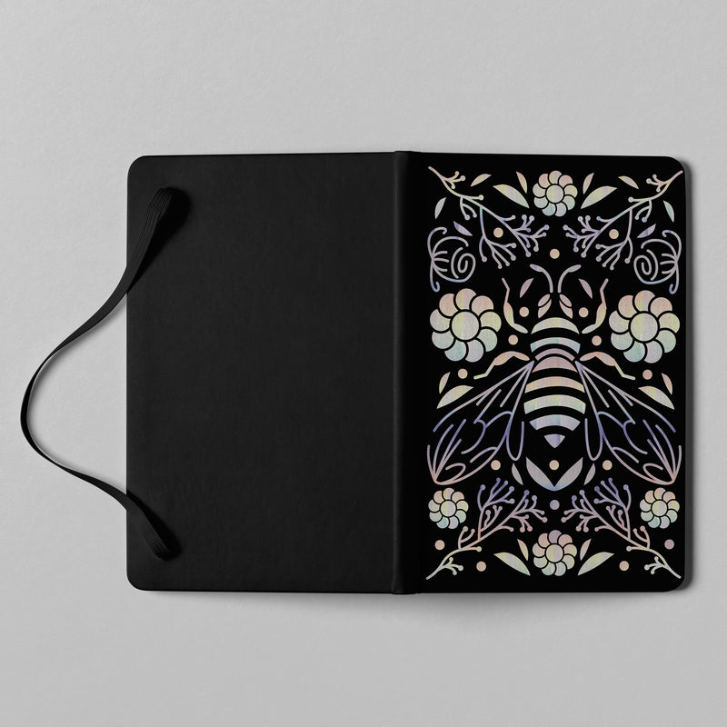 BUKE Bee Holographic Dot Grid Notebook 160gsm Bamboo Paper-zoom-