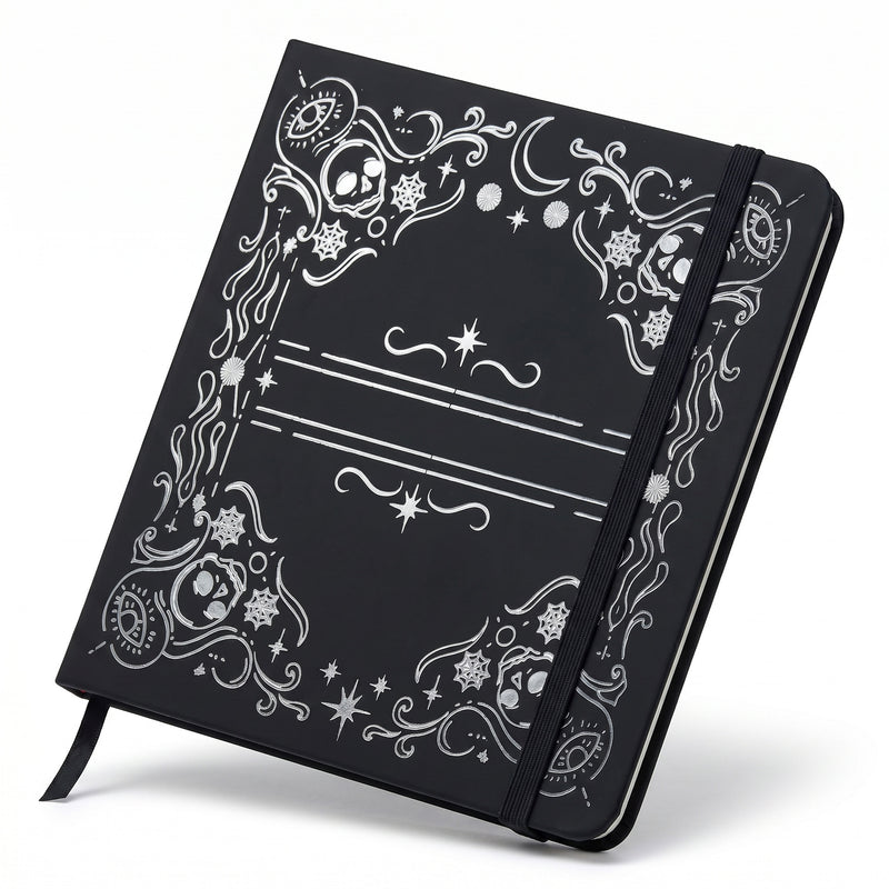 Couverture rigide en cuir d'unité centrale de journal de balle du papier 180GSM-zoom-