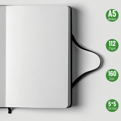 Butterfly notebook with 160gsm bamboo paper and portable medium travel size