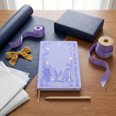 BUKE Lavender A5 Dot Grid Notebook front cover