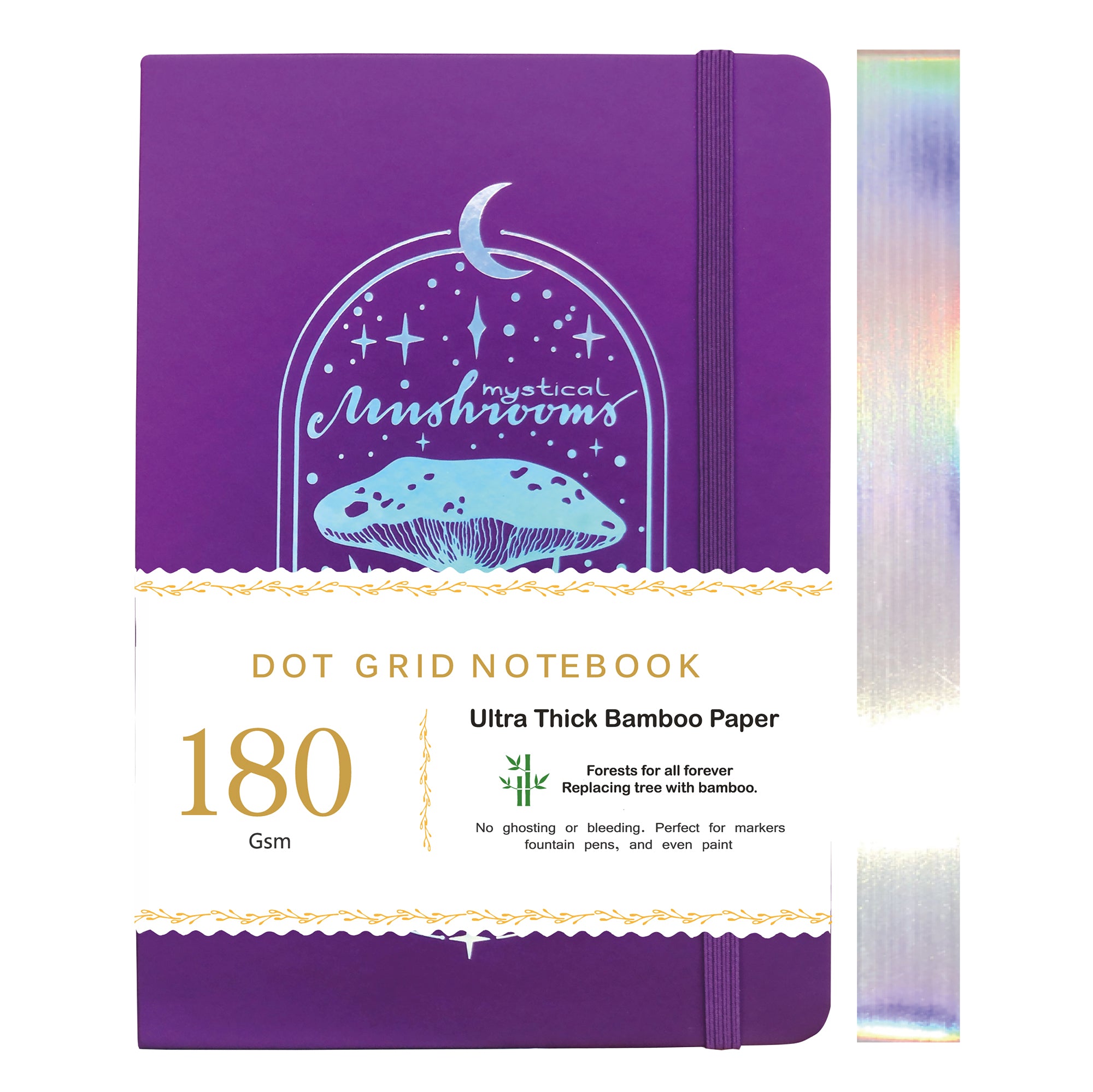 Gift-ready BUKE mystical mushroom notebook with fantasy-inspired design