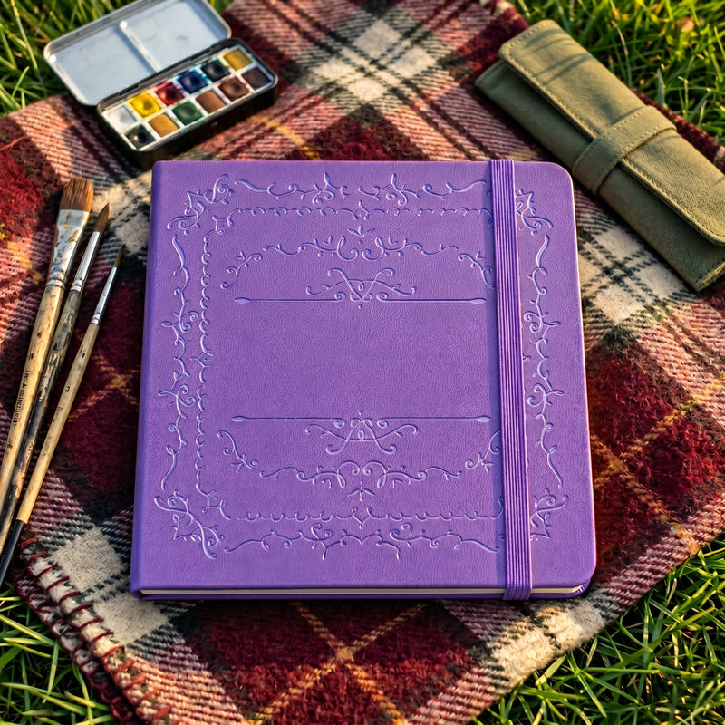 180 g/m² Papier Bullet Journal Hardcover aus PU-Leder-zoom-