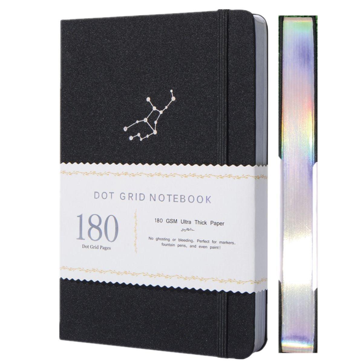 A5 Zodiac Virgo Bullet Journal Dot Grid Notebook - bukenotebook