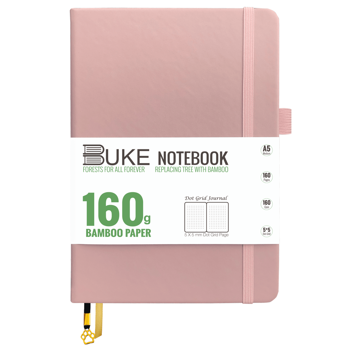 Bullet Dotted Journal 160GSM Bamboo Paper-NATURE WORLD - Purple Sage - bukenotebook