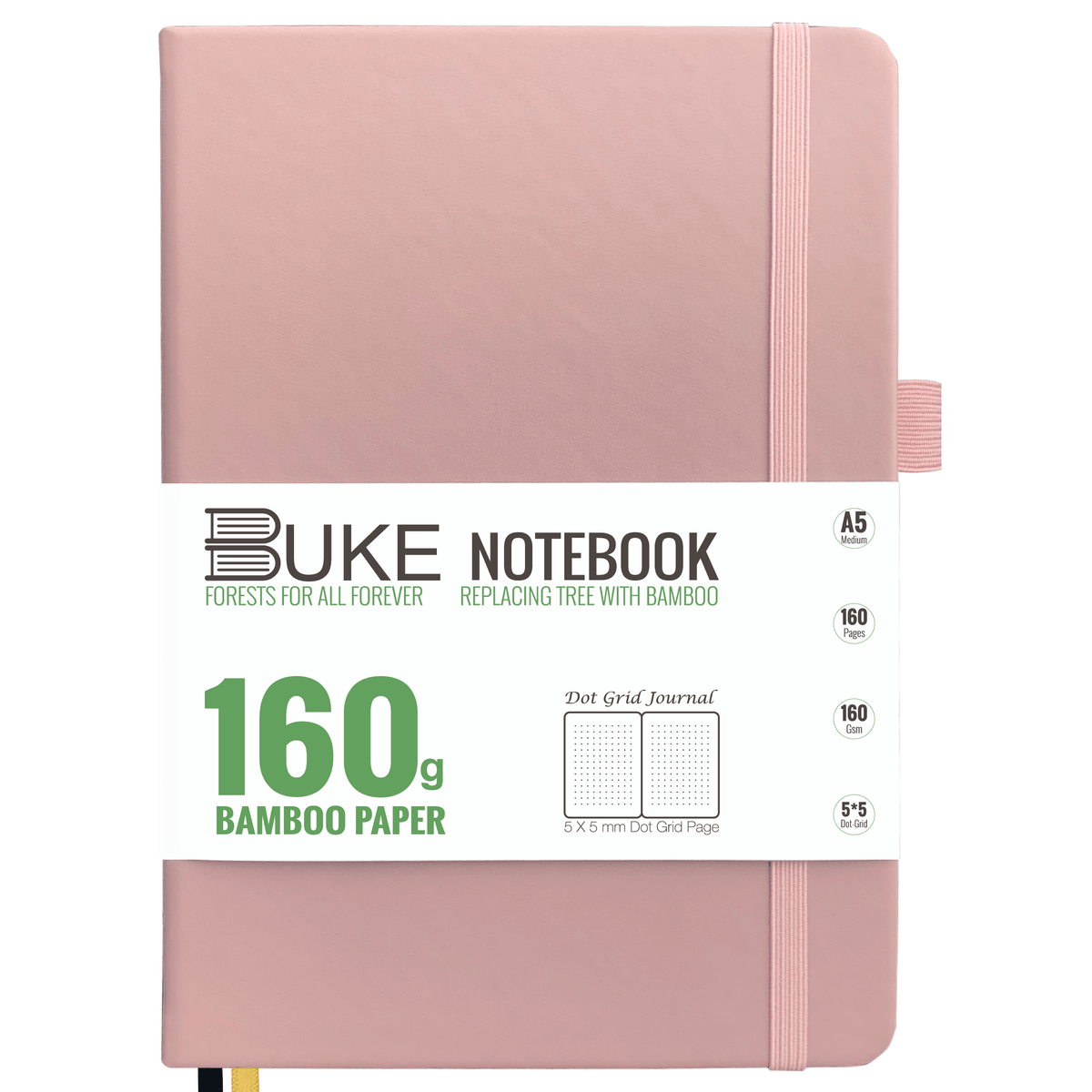 Bullet Dotted Journal 160GSM Bamboo Paper-NATURE WORLD - Purple Sage - bukenotebook