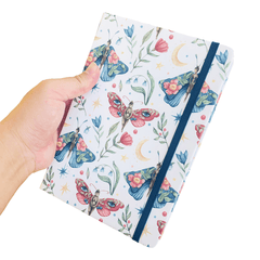 A5 Dotted Notebook Bullet Journal 180gsm Bamboo Paper - Mysterious butterfly UV Printing - bukenotebook