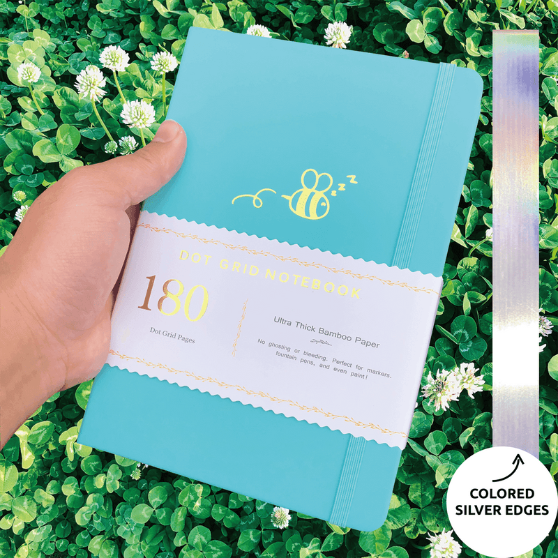 180gsm Bamboo Paper A5 Lovely bee Bullet Dotted Notebook Bullet Journal-zoom-