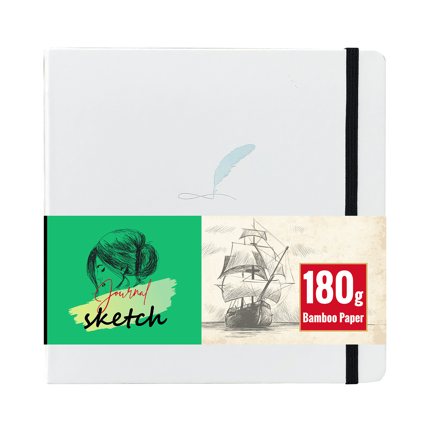 Amazon.com: Creative Mark Hard Leather Bound Sketchbook [160